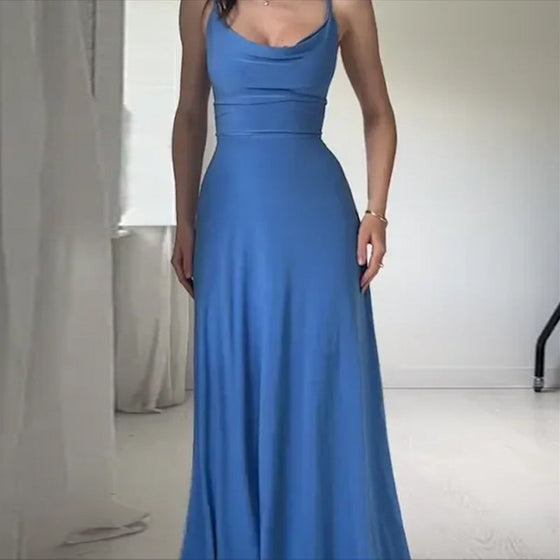 Maxiklänning med drapering