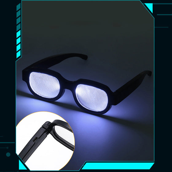 LED-lysande glasögon