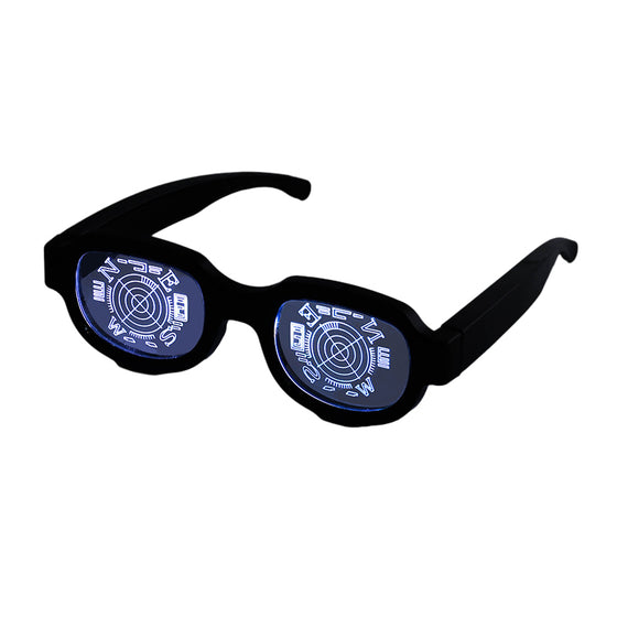 LED-lysande glasögon