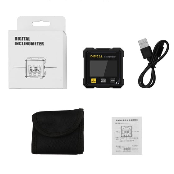 Storskärms Digital Lutningsmätare Med Dubbel Laser