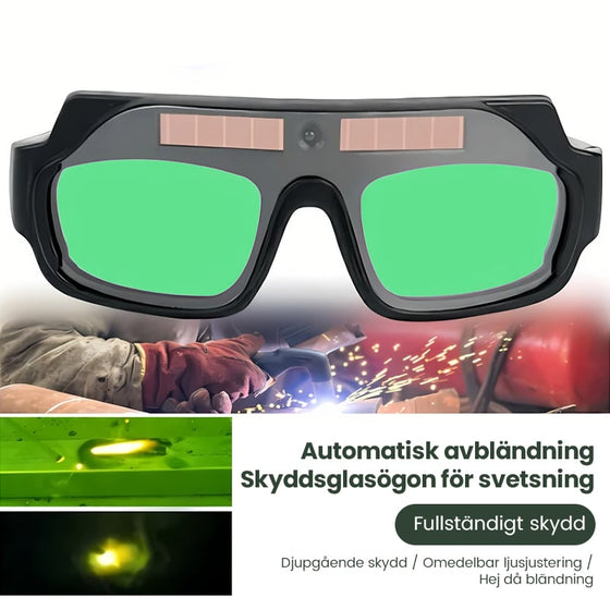 Självtonande svetsskyddsglasögon