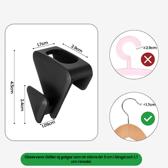 Hängare anslutningskrok (18 st)