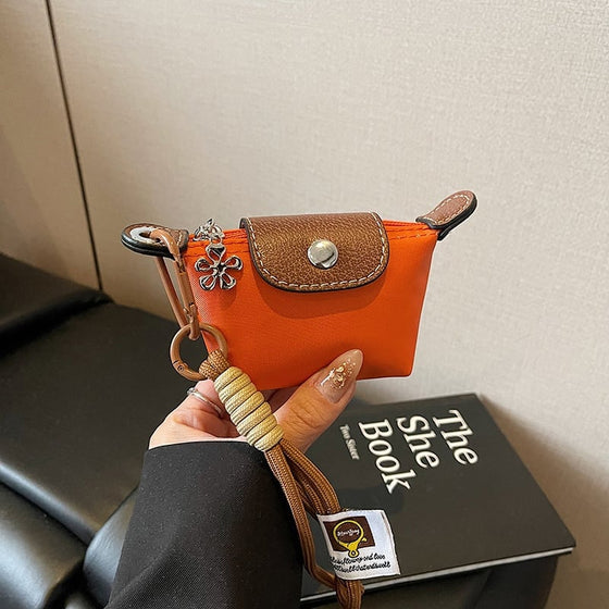 Mini Nylon Dumpling Myntväska