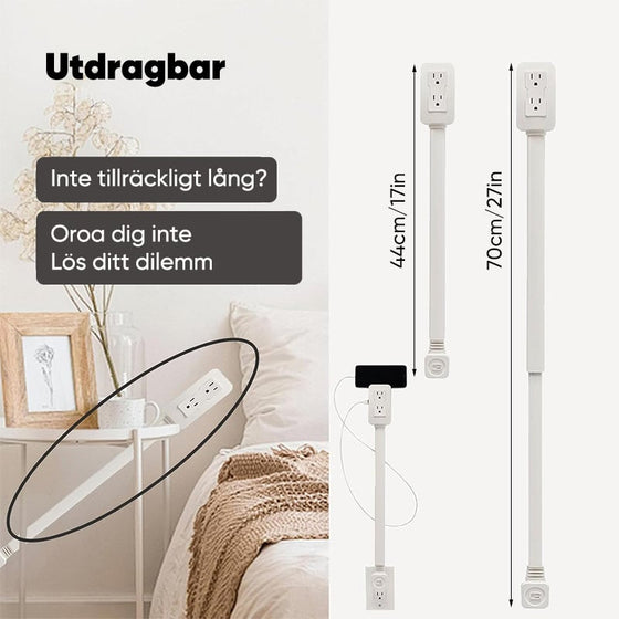 Förlängare för eluttag