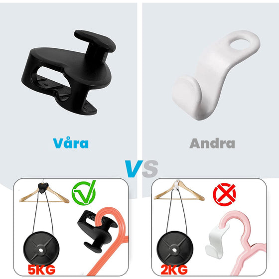 Hängare anslutningskrok (18 st)