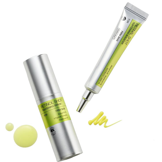 Retinol uppstramande set (ögonkräm + serum)