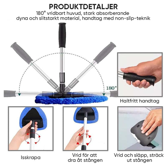 Verktyg för rengöring av vindrutan