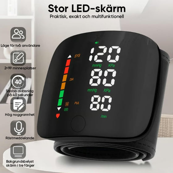 Blodtrycksmätare För Handleden