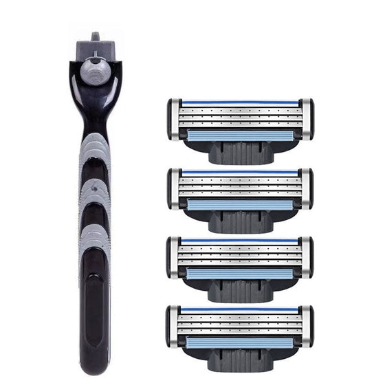 Trelagers manuell rakhyvel för män