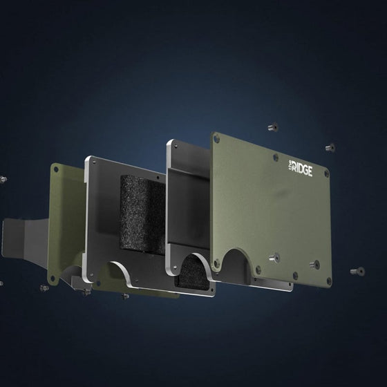 Kortfodral i aluminiumlegering med rem