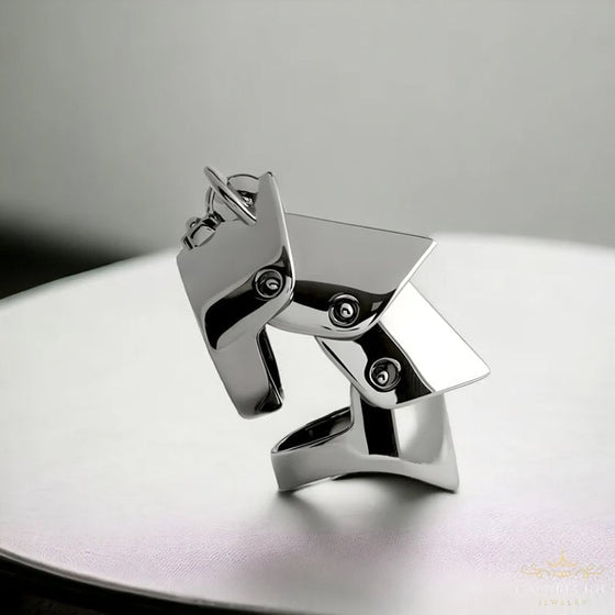 Punk Gothic Rock Metal Knuckle Finger Rings