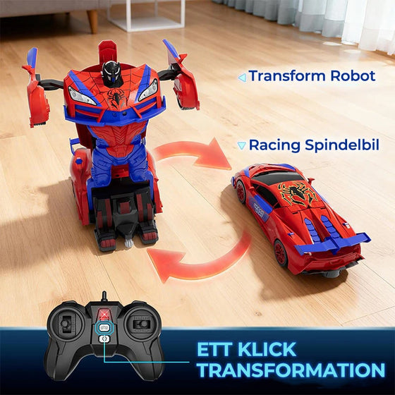 Fjärrstyrd transformerande robotbil