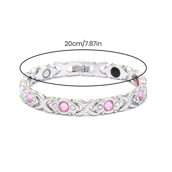 Diamantbesatt magnetiskt armband