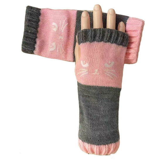 Fingerlösa katthandskar