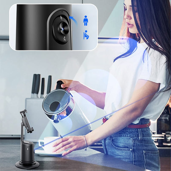 AI-driven helautomatisk telefon-gimbal med spårning