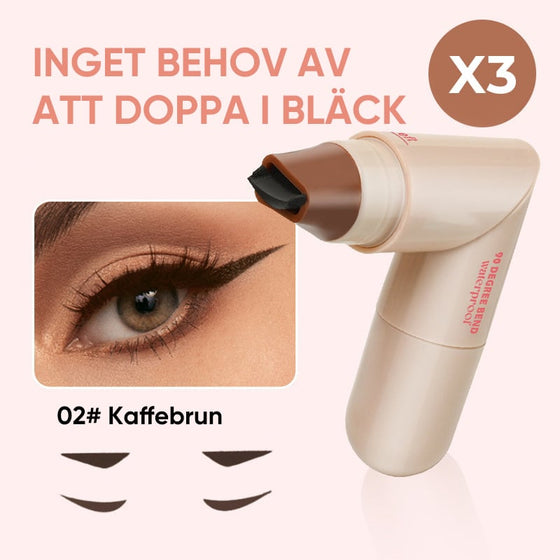 Rotationsbar eyelinerpenna med dubbla spetsar