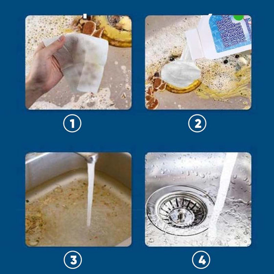 Naturlig rensning av igensättning doftande rörrensare för alla ändamål