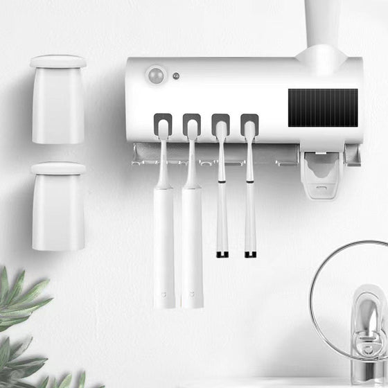 Hållare för sterilisering av UV-tandborste