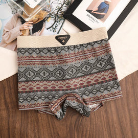 Herr Retro Mönstrade Boxershorts