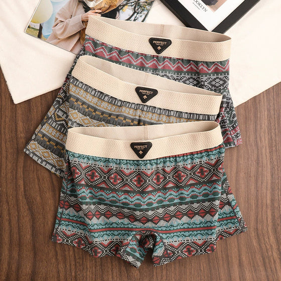 Herr Retro Mönstrade Boxershorts