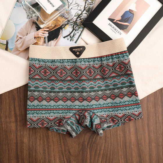 Herr Retro Mönstrade Boxershorts