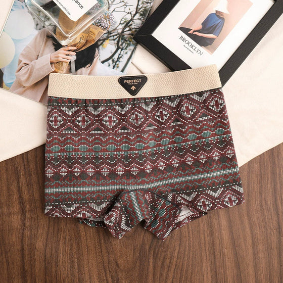 Herr Retro Mönstrade Boxershorts