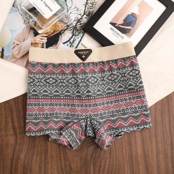 Herr Retro Mönstrade Boxershorts