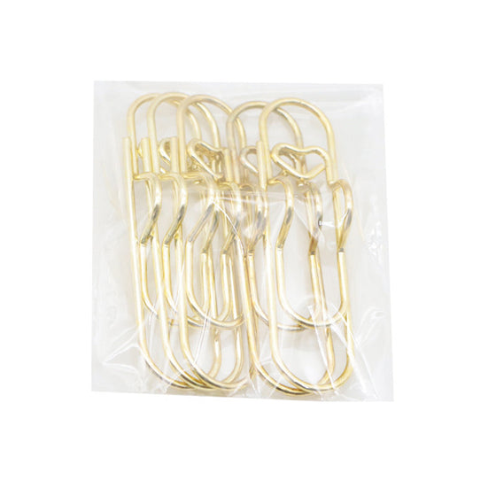 Multifunktionella metallfärgade pappersklämmor