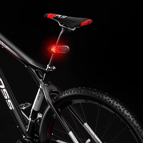 Waterproof Night Riding Bike Steering Tail Light