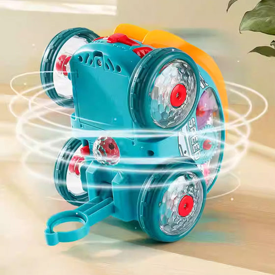 Electric Gear Music Light-Up Universal Light Bil Flygplan Leksaker
