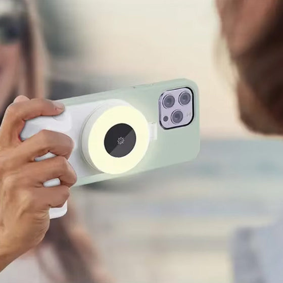 Magnetisk mobiltelefon-selfiepinne med stativ