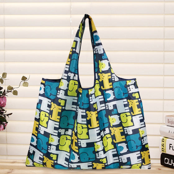 Hopfällbara, Bärbara Shoppingväska i Oxfordtyg