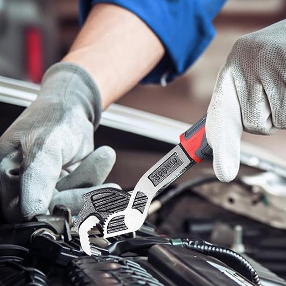 Multifunktionell självlåsande skiftnyckel