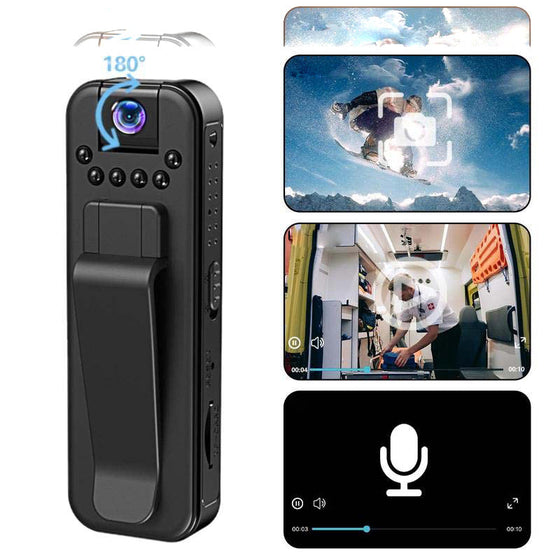 Bärbar HD-inspelare för mörkerseende i fickformat