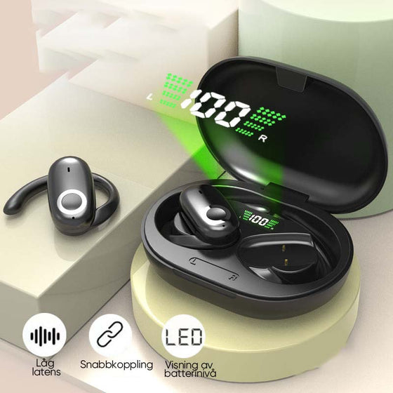 Trådlös Örehängande Bluetooth Hörlurar