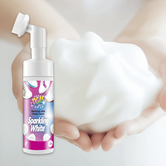 Skumrengöring för Sneakers med Inbyggd Borste