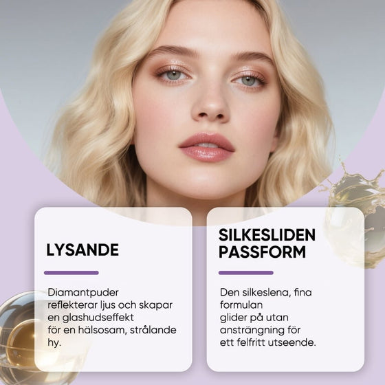 Allt-i-ett-palett för highlighter, ögonskugga och rouge