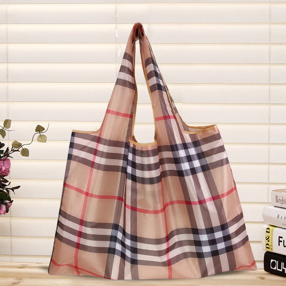 Hopfällbara, Bärbara Shoppingväska i Oxfordtyg