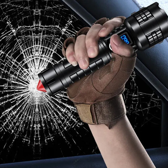 Uppladdningsbar Tactical Ficklampa Med Hög Lumens