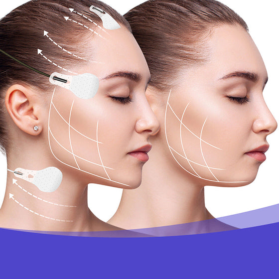 Osynliga ansiktslyftningsklistermärken.