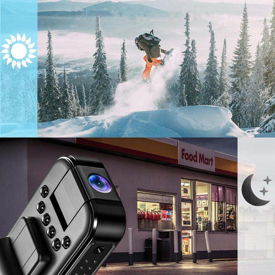 Bärbar HD-inspelare för mörkerseende i fickformat