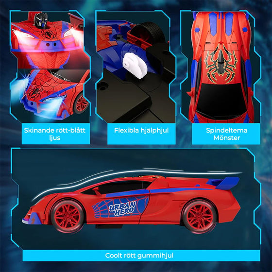 Fjärrstyrd transformerande robotbil