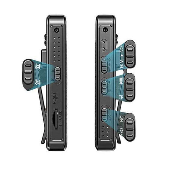 Bärbar HD-inspelare för mörkerseende i fickformat