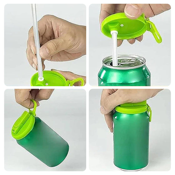 Sugrörslock för Läskburk