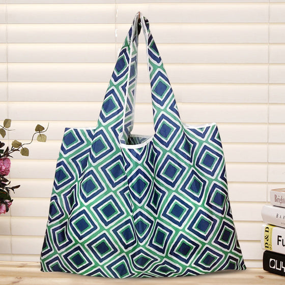 Hopfällbara, Bärbara Shoppingväska i Oxfordtyg