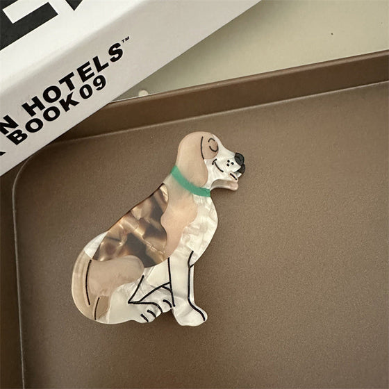 Söta djurhårklämmor