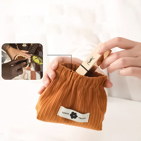 Organisatör för elastiska hårsnoddar i corduroy