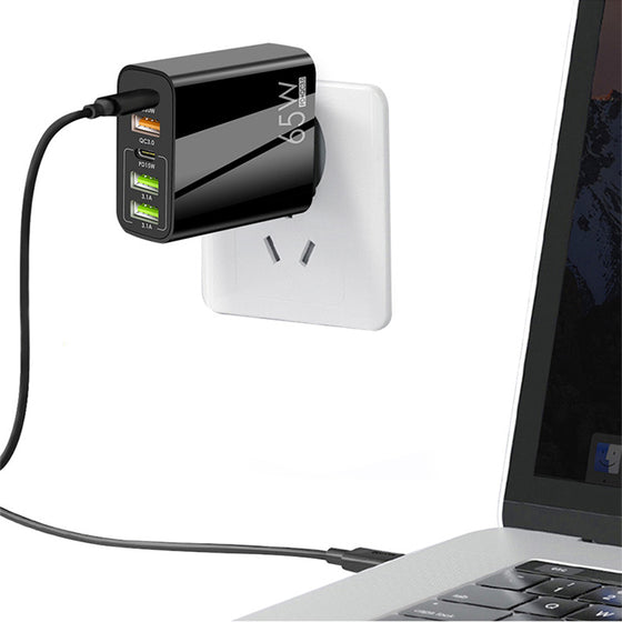 Multiportadapter 65W snabbladdare 