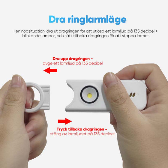 135dB Personligt Säkerhetslarm