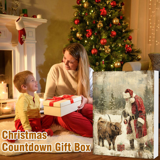 Jul adventskalender Yak Santa Akryl Cartoon Pendant Blind Box